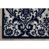 image:imageNourison Home Damask Grey 8 x 10 Area Rug  Easy Clean Non Shedding Bed Room Living Room Dining Room Kitchen 8 x 10IvoryNavy