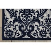image:imageNourison Home Damask Grey 8 x 10 Area Rug  Easy Clean Non Shedding Bed Room Living Room Dining Room Kitchen 8 x 10IvoryNavy