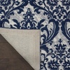 image:imageNourison Home Damask Grey 8 x 10 Area Rug  Easy Clean Non Shedding Bed Room Living Room Dining Room Kitchen 8 x 10IvoryNavy