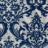 image:imageNourison Home Damask Grey 8 x 10 Area Rug  Easy Clean Non Shedding Bed Room Living Room Dining Room Kitchen 8 x 10IvoryNavy