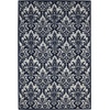 image:imageNourison Home Damask Grey 8 x 10 Area Rug  Easy Clean Non Shedding Bed Room Living Room Dining Room Kitchen 8 x 10IvoryNavy