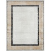 image:imageNourison Home Dekor Beige 53 x 7 Area Rug  Easy Clean Non Shedding Bed Room Living Room Dining Room Kitchen 5 x 7Grey Charcoal