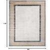 image:imageNourison Home Dekor Beige 53 x 7 Area Rug  Easy Clean Non Shedding Bed Room Living Room Dining Room Kitchen 5 x 7Grey Charcoal