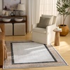 image:imageNourison Home Dekor Beige 53 x 7 Area Rug  Easy Clean Non Shedding Bed Room Living Room Dining Room Kitchen 5 x 7Grey Charcoal