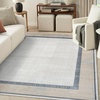 image:imageNourison Home Dekor Beige 53 x 7 Area Rug  Easy Clean Non Shedding Bed Room Living Room Dining Room Kitchen 5 x 7Grey Navy
