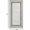 image:imageNourison Home Dekor Beige 53 x 7 Area Rug  Easy Clean Non Shedding Bed Room Living Room Dining Room Kitchen 5 x 7Grey Navy