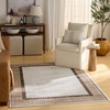 image:imageNourison Home Dekor Beige 53 x 7 Area Rug  Easy Clean Non Shedding Bed Room Living Room Dining Room Kitchen 5 x 7Ivory Brown