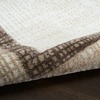 image:imageNourison Home Dekor Beige 53 x 7 Area Rug  Easy Clean Non Shedding Bed Room Living Room Dining Room Kitchen 5 x 7Ivory Brown