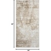 image:imageNourison Home Dekor Beige 53 x 7 Area Rug  Easy Clean Non Shedding Bed Room Living Room Dining Room Kitchen 5 x 7Ivory Taupe