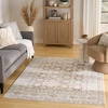 image:imageNourison Home Dekor Grey Navy 53 x 7 Area Rug  Easy Clean Non Shedding Bed Room Living Room Dining Room Kitchen 5 x 7Cream Beige