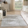 image:imageNourison Home Dekor Grey Navy 53 x 7 Area Rug  Easy Clean Non Shedding Bed Room Living Room Dining Room Kitchen 5 x 7Grey