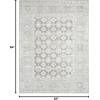 image:imageNourison Home Dekor Grey Navy 53 x 7 Area Rug  Easy Clean Non Shedding Bed Room Living Room Dining Room Kitchen 5 x 7Grey