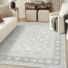 image:imageNourison Home Dekor Grey Navy 53 x 7 Area Rug  Easy Clean Non Shedding Bed Room Living Room Dining Room Kitchen 5 x 7Grey
