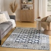 image:imageNourison Home Dekor Grey Navy 53 x 7 Area Rug  Easy Clean Non Shedding Bed Room Living Room Dining Room Kitchen 5 x 7Grey Navy