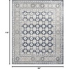 image:imageNourison Home Dekor Grey Navy 53 x 7 Area Rug  Easy Clean Non Shedding Bed Room Living Room Dining Room Kitchen 5 x 7Grey Navy