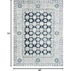 image:imageNourison Home Dekor Grey Navy 53 x 7 Area Rug  Easy Clean Non Shedding Bed Room Living Room Dining Room Kitchen 5 x 7Grey Navy