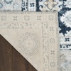 image:imageNourison Home Dekor Grey Navy 53 x 7 Area Rug  Easy Clean Non Shedding Bed Room Living Room Dining Room Kitchen 5 x 7Grey Navy