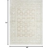 image:imageNourison Home Dekor Grey Navy 53 x 7 Area Rug  Easy Clean Non Shedding Bed Room Living Room Dining Room Kitchen 5 x 7Ivory Beige