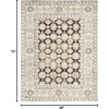 image:imageNourison Home Dekor Grey Navy 53 x 7 Area Rug  Easy Clean Non Shedding Bed Room Living Room Dining Room Kitchen 5 x 7Ivory Brown