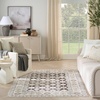 image:imageNourison Home Dekor Grey Navy 53 x 7 Area Rug  Easy Clean Non Shedding Bed Room Living Room Dining Room Kitchen 5 x 7Ivory Brown