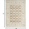 image:imageNourison Home Dekor Grey Navy 53 x 7 Area Rug  Easy Clean Non Shedding Bed Room Living Room Dining Room Kitchen 5 x 7Ivory Taupe