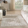 image:imageNourison Home Dekor Grey Navy 53 x 7 Area Rug  Easy Clean Non Shedding Bed Room Living Room Dining Room Kitchen 5 x 7Ivory Taupe