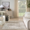 image:imageNourison Home Dekor Grey Navy 53 x 7 Area Rug  Easy Clean Non Shedding Bed Room Living Room Dining Room Kitchen 5 x 7Ivory Taupe