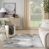 image:imageNourison Home Dekor Ivory Beige 53 x 7 Area Rug  Easy Clean Non Shedding Bed Room Living Room Dining Room Kitchen 5 x 7Grey Charcoal