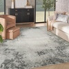 image:imageNourison Home Dekor Ivory Beige 53 x 7 Area Rug  Easy Clean Non Shedding Bed Room Living Room Dining Room Kitchen 5 x 7Grey Charcoal