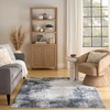 image:imageNourison Home Dekor Ivory Beige 53 x 7 Area Rug  Easy Clean Non Shedding Bed Room Living Room Dining Room Kitchen 5 x 7Grey Navy