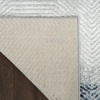 image:imageNourison Home Dekor Ivory Beige 53 x 7 Area Rug  Easy Clean Non Shedding Bed Room Living Room Dining Room Kitchen 5 x 7Grey Navy