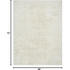 image:imageNourison Home Dekor Ivory Beige 53 x 7 Area Rug  Easy Clean Non Shedding Bed Room Living Room Dining Room Kitchen 5 x 7Ivory Beige
