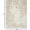 image:imageNourison Home Dekor Ivory Beige 53 x 7 Area Rug  Easy Clean Non Shedding Bed Room Living Room Dining Room Kitchen 5 x 7Ivory Taupe
