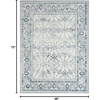 image:imageNourison Home Dekor Ivory Beige 710 x 910 Area Rug  Easy Clean Non Shedding Bed Room Living Room Dining Room Kitchen 8 x 10Grey Navy