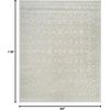 image:imageNourison Home Dekor Ivory Beige 710 x 910 Area Rug  Easy Clean Non Shedding Bed Room Living Room Dining Room Kitchen 8 x 10Ivory Beige