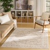 image:imageNourison Home Dekor Ivory Taupe 53 x 7 Area Rug  Easy Clean Non Shedding Bed Room Living Room Dining Room Kitchen 5 x 7Cream Beige