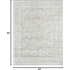 image:imageNourison Home Dekor Ivory Taupe 53 x 7 Area Rug  Easy Clean Non Shedding Bed Room Living Room Dining Room Kitchen 5 x 7Grey