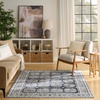 image:imageNourison Home Dekor Ivory Taupe 53 x 7 Area Rug  Easy Clean Non Shedding Bed Room Living Room Dining Room Kitchen 5 x 7Grey Navy