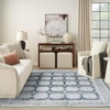 image:imageNourison Home Dekor Ivory Taupe 53 x 7 Area Rug  Easy Clean Non Shedding Bed Room Living Room Dining Room Kitchen 5 x 7Grey Navy