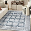 image:imageNourison Home Dekor Ivory Taupe 53 x 7 Area Rug  Easy Clean Non Shedding Bed Room Living Room Dining Room Kitchen 5 x 7Grey Navy