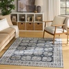 image:imageNourison Home Dekor Ivory Taupe 53 x 7 Area Rug  Easy Clean Non Shedding Bed Room Living Room Dining Room Kitchen 5 x 7Grey Navy