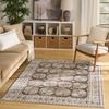 image:imageNourison Home Dekor Ivory Taupe 53 x 7 Area Rug  Easy Clean Non Shedding Bed Room Living Room Dining Room Kitchen 5 x 7Ivory Brown