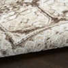 image:imageNourison Home Dekor Ivory Taupe 53 x 7 Area Rug  Easy Clean Non Shedding Bed Room Living Room Dining Room Kitchen 5 x 7Ivory Brown