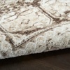 image:imageNourison Home Dekor Ivory Taupe 53 x 7 Area Rug  Easy Clean Non Shedding Bed Room Living Room Dining Room Kitchen 5 x 7Ivory Brown