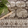 image:imageNourison Home Dekor Ivory Taupe 53 x 7 Area Rug  Easy Clean Non Shedding Bed Room Living Room Dining Room Kitchen 5 x 7Ivory Brown