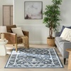 image:imageNourison Home Dekor Ivory Taupe 53 x 7 Area Rug  Easy Clean Non Shedding Bed Room Living Room Dining Room Kitchen 5 x 7SlateIvory