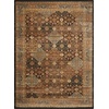 image:imageNourison Home Delano Traditional BlackBlue 67 x 96 Area Rug Easy Cleaning Non Shedding Bed Room Living Room Dining Room Kitchen 6x9Black Blue