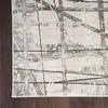 image:imageNourison Home Desire Abstract Grey Silver 9 x 12 Area Rug EasyCleaning Non Shedding Bed Room Living Room Dining Room Kitchen 9x12Grey Silver