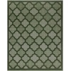 image:imageNourison Home Easy Care Green 10 x 14 Area Rug  Easy Clean Non Shedding Bed Room Living Room Dining Room Kitchen 10 x 14