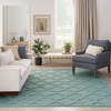 image:imageNourison Home Easy Care Natural Beige 5 x 7 Area Rug  Easy Clean Non Shedding Bed Room Living Room Dining Room Kitchen 5 x 7Aqua Teal